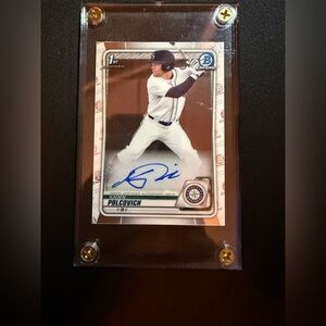 Topps Baseball Card — White & Green